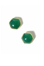  Green Onyx Studs