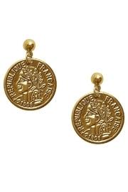  Gold Coin Earring