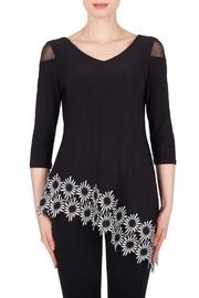  Floral Trimmed Tunic