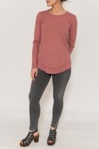  Curved Hem Top