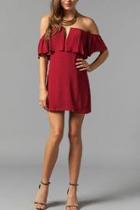  Wine Primrose Dress