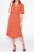  Floral Waist Tie Dress