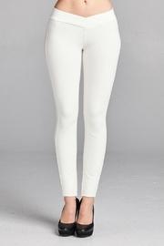  White Ponte Pants