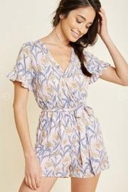  Floral Belted Romper