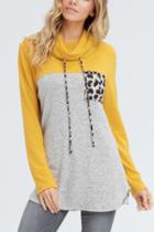  Cheetah Pocket Sweater