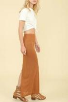  Ribbed Maxi Skirt