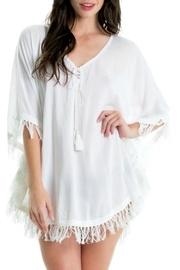  Fringe Cover-up Top