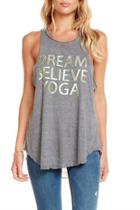  Dream Believe Yoga Shirttail Tank