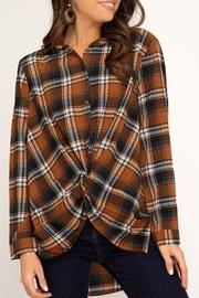  Plaid Twist Top