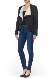  Suede Shearling Jacket