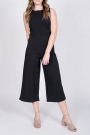  Black Cropped Jumpsuit