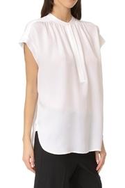  Shirred Neck Pullover
