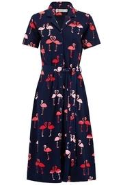 Flamingo Shirt Dress