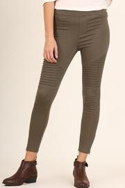  Olive Moto Jegging