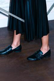 Leather Buckle Shoes