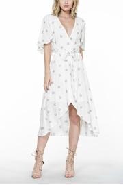  Embroidery Wrap Dress