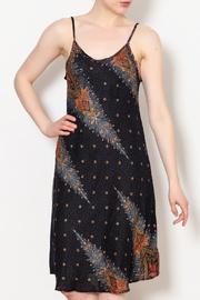  Peacock Midi Dress