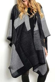  Colorblock Poncho