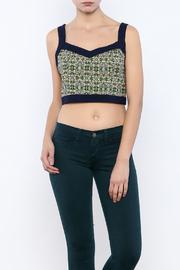  Woven Crop Top