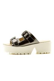  Pewter Platform Shoe