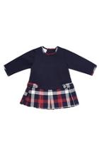  Navy Tartan Dress