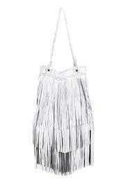  White Fringe Bag