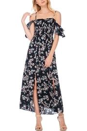  Smocked Cold-shoulder Dress