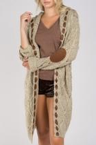  Open-front Sweater Cardigan