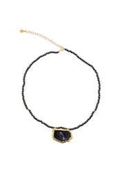  Geode & Bead Chain Choker