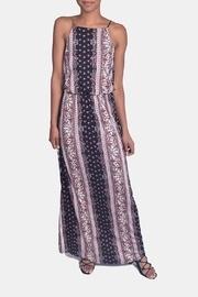  Fall Print Maxi Dress