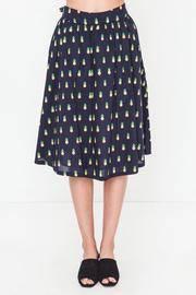  Gathered Skirt With Waist Tie