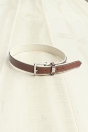 Leather And Canvas Belt