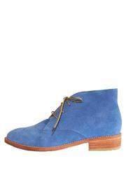  Blue Leather Chukka