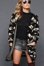  Camo Sweater Coat