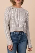  Ribbon Cabled Pullover