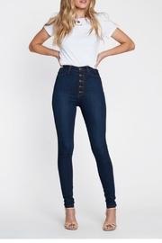  Mercy Button-fly Skinnies