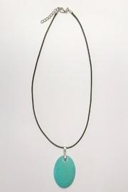  Turquoise Leather Necklace