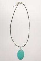  Turquoise Leather Necklace