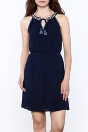  Navy Blue Sleeveless Dress