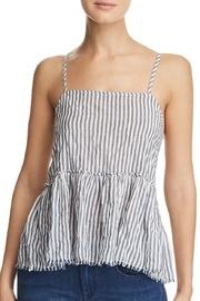  Stripe Peplum Tank