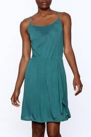  Teal Sleeveless Dress