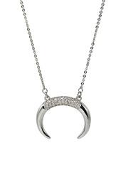  Rodhium Necklace Horn