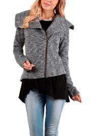  Charcoal Shawl Jacket
