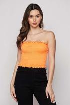  Orange Tube Top