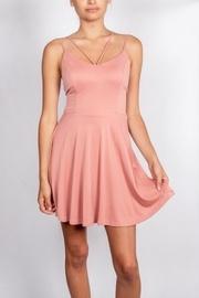  Pink-crossings Skater Dress
