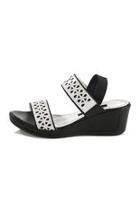  Black & White Sandals