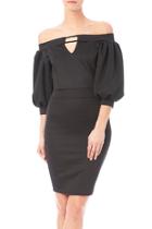  Puff Sleeve Dress