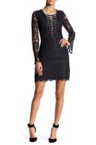  Lace Bell Sleeve Dress