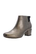  Pewter Ankle Bootie