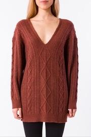  Vee Cableknit Sweater